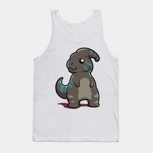 Cartoon Parasaurolophus Tank Top